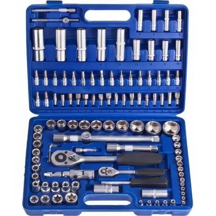 Автомобільний Набір Інструментів Piece Tool Set на 108 Ручних Інструментів у Пластиковому Кейсі
