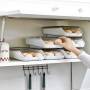Лоток органайзер для хранения яиц EGG TRAY LY-382 Контейнер с крышкой на 14 яиц