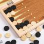 Игровой набор 3в1 шахматы, нарды и шашки 35 см с двусторонней доской