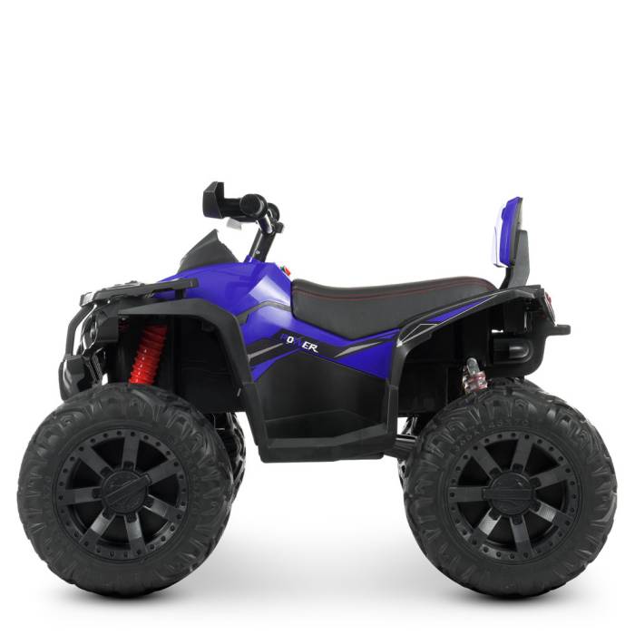 Квадроцикл детский на аккумуляторе и пульте управления с музыкой Bambi M 4795EBLR-4 Синий