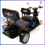 Електротрайк TRIVARO MAX 1000W з багажником, пасажирськими сидіннями та амортизацією Чорний