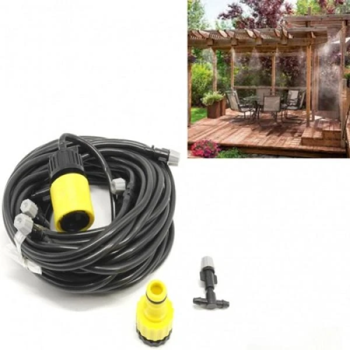 Туманообразователь для беседок и сада Patio Mistcooling Kit Система распылителя для охлаждения туманом 10м