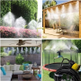 Туманообразователь для беседок и сада Patio Mistcooling Kit Система распылителя для охлаждения туманом 10м