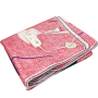 Электрическая простынь Electric Blanket 150х120 см Простынь с подогревом розового цвета с сердечками