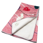 Электрическая простынь Electric Blanket 150х120 см Простынь с подогревом розового цвета с сердечками