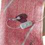 Электрическая простынь Electric Blanket 150х120 см Простынь с подогревом розового цвета с сердечками