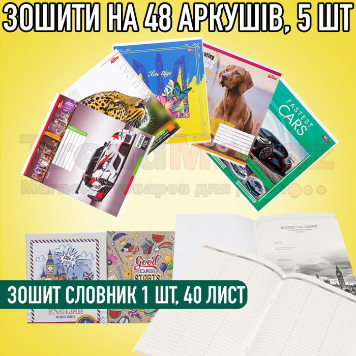 Школьный набор канцтоваров "Школьный успех" с 5 по 9 класс (Мальчик/Девочка)