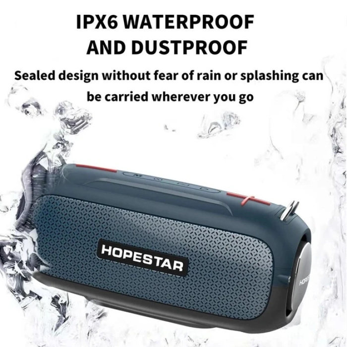 Портативная беспроводная Bluetooth колонка Hopestar A41 PARTY Мощная колонка с хороших звуком и влагозащитой