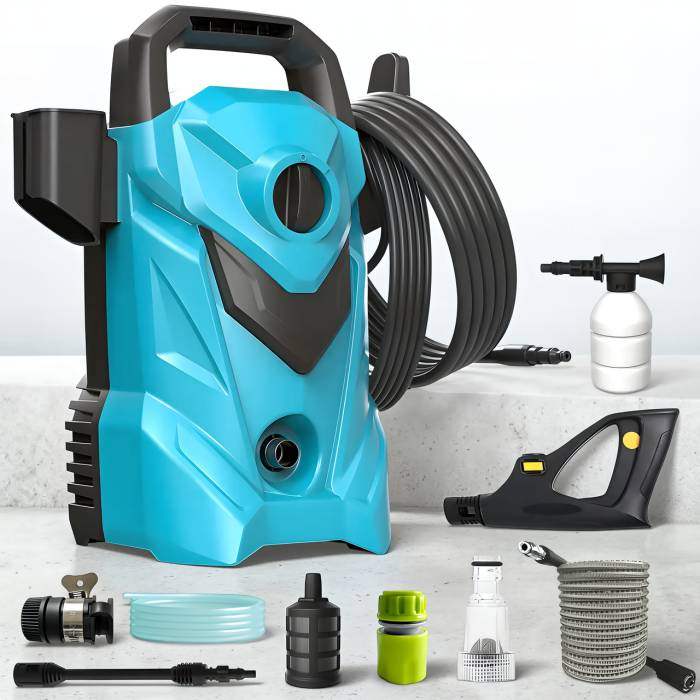 Портативная мойка высокого давления 2000W с держателем пистолета 220V MKA-03