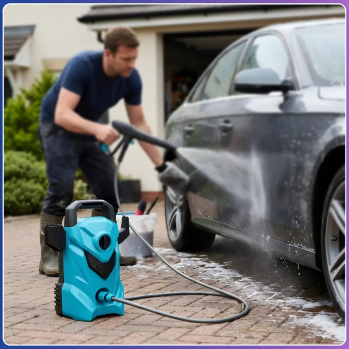 Портативная мойка высокого давления 2000W с держателем пистолета 220V MKA-03