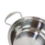 Набір 3-х штук каструль із кришками із нержавіючої сталі Classic Soup Pot 898-4