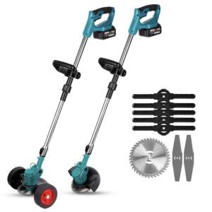 Газонокосарка з колесами Mat-Rixx Max на 48V два акумулятори Тример для трави