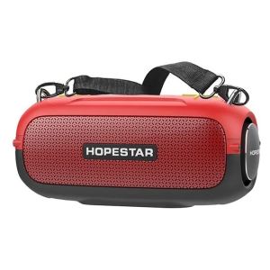 Портативная беспроводная Bluetooth колонка Hopestar A41 PARTY Мощная колонка с хороших звуком и влагозащитой Красный