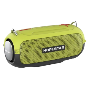 Портативная беспроводная Bluetooth колонка Hopestar A41 PARTY Мощная колонка с хороших звуком и влагозащитой Салатовый