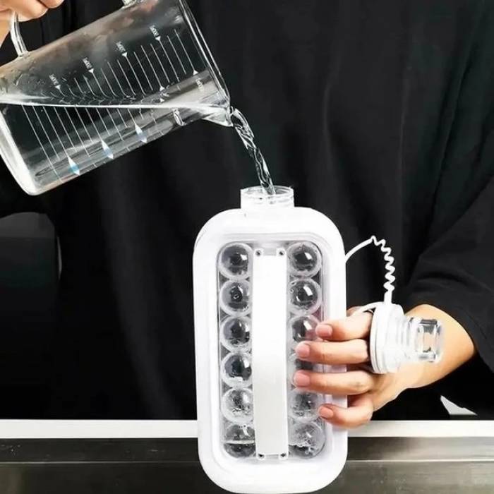 Силиконовая форма для льда в виде бутылки на 17 шариков Ice Cube Tray Силиконовая форма для замораживания