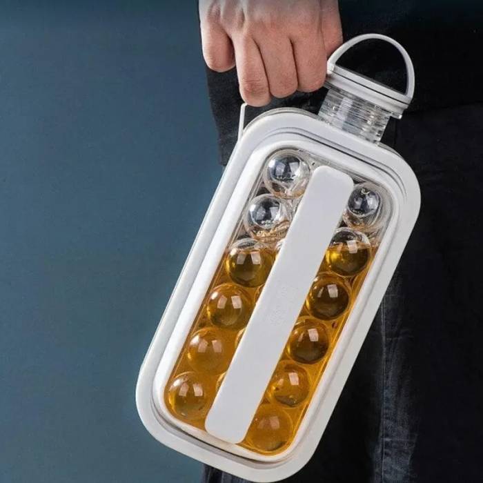 Силиконовая форма для льда в виде бутылки на 17 шариков Ice Cube Tray Силиконовая форма для замораживания