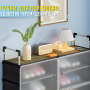 Підлогова шафа-органайзер 81х29х110см для взуття з секцією для чобіт MPXG06S