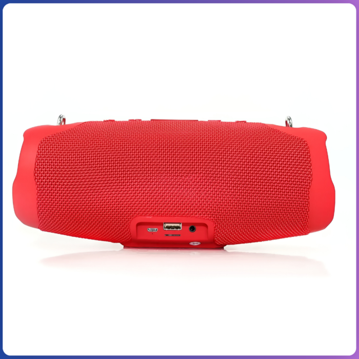 Bluetooth колонка з тканинним корпусом та акумулятором 12000 mAh Charge-6 B25 10W Червоний