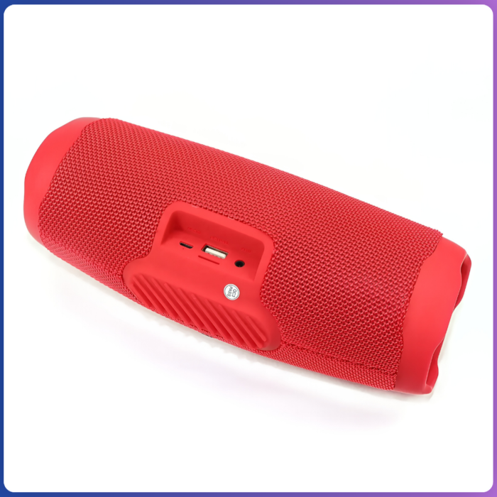 Bluetooth колонка з тканинним корпусом та акумулятором 12000 mAh Charge-6 B25 10W Червоний