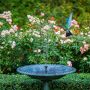 Плавающий садовый фонтан с солнечной панелью и разными насадками Solar Fountain