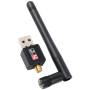 Wi-Fi адаптер з USB 2.0 зі знімною антеною LV-UW 10-2DB 150 Мбіт/с Wi-Fi приймач для ПК та Т2 приставки