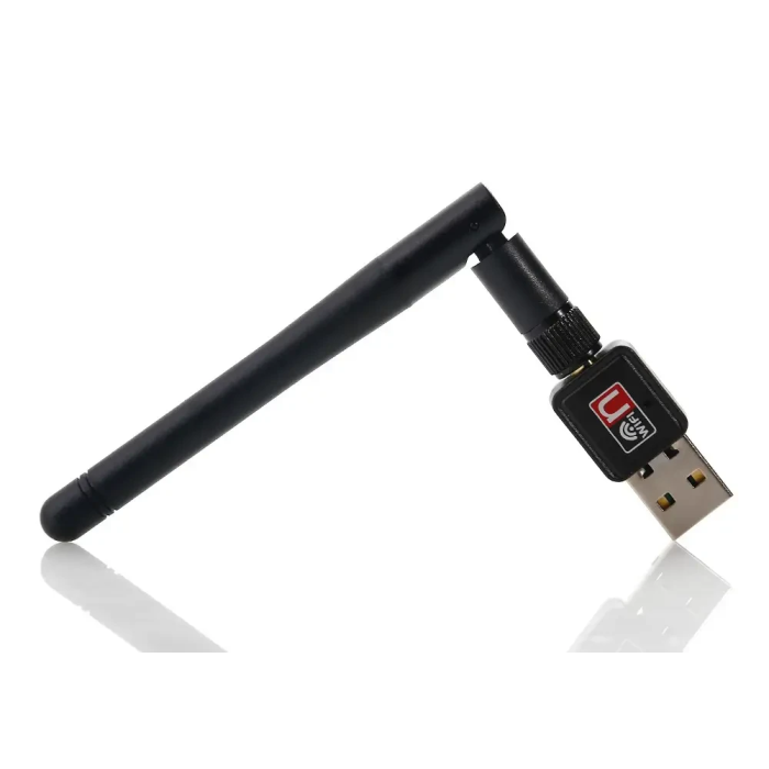 Wi-Fi адаптер з USB 2.0 зі знімною антеною LV-UW 10-2DB 150 Мбіт/с Wi-Fi приймач для ПК та Т2 приставки