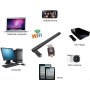 Wi-Fi адаптер з USB 2.0 зі знімною антеною LV-UW 10-2DB 150 Мбіт/с Wi-Fi приймач для ПК та Т2 приставки