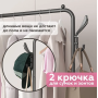 Напольная вешалка 178х60х26 см для одежды на колёсиках Clothes Rack Up