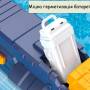 Водяной бластер 36 см на 400 мл дальность 10 м на аккумуляторе с зарядкой от USB YT977-1