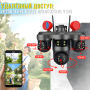 4G Камера видеонаблюдения 3 объектива с солнечной панелью и двусторонней связью VN 404