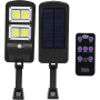 Прожектор вуличнийLL-68T LED настінний із сонячною панеллю та пультом
