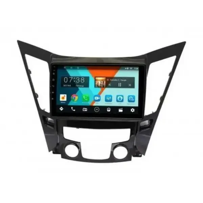 Штатна автомагнітола з навігацією GPS для автомобілів Hyundai Sonata 2011-2014 (9") Android 10.1 4/32 Гб