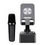 Подставка-держатель для телефона с караоке Microphone speaker set AND K18 Портативная колонка с держателем