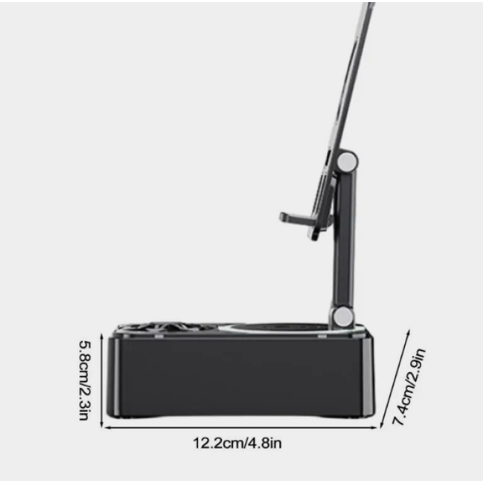 Подставка-держатель для телефона с караоке Microphone speaker set AND K18 Портативная колонка с держателем