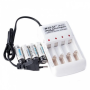 Комплект зарядний пристрій АА JIABAO JB-212 з 4 Акумуляторами Ni-MH AA 1.2V 2500mAh Ni-MH 1.2V 2500mAh