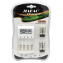 Комплект зарядний пристрій АА JIABAO JB-212 з 4 Акумуляторами Ni-MH AA 1.2V 2500mAh Ni-MH 1.2V 2500mAh