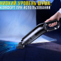 Акумуляторний автомобільний пилосос з насадками та USB-зарядкою Vacuum cleaner set