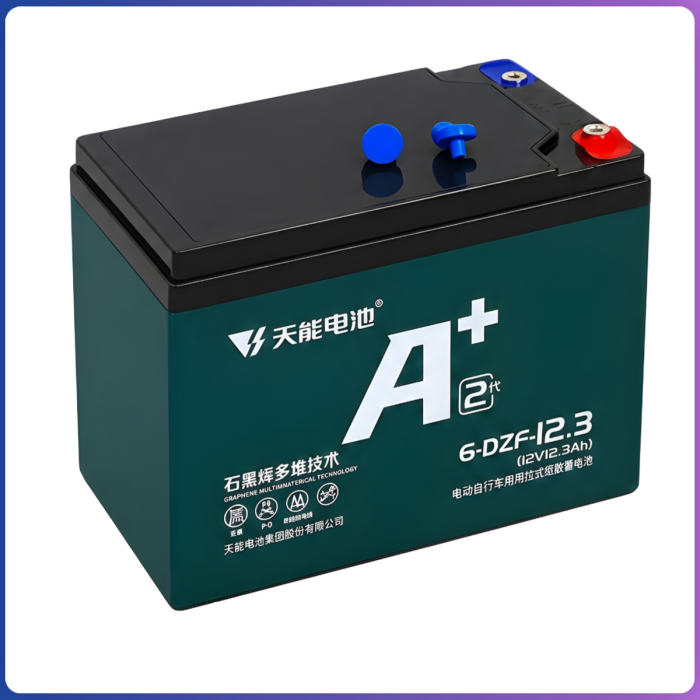 Тяговий акумулятор 6-DZF-12.3 для електроскутера 12V/12.3Ah