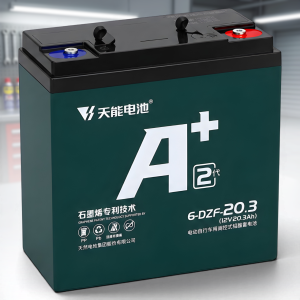 Герметичний тяговий акумулятор 6-DZF-20.3 для електроскутера 12V/20.3Ah