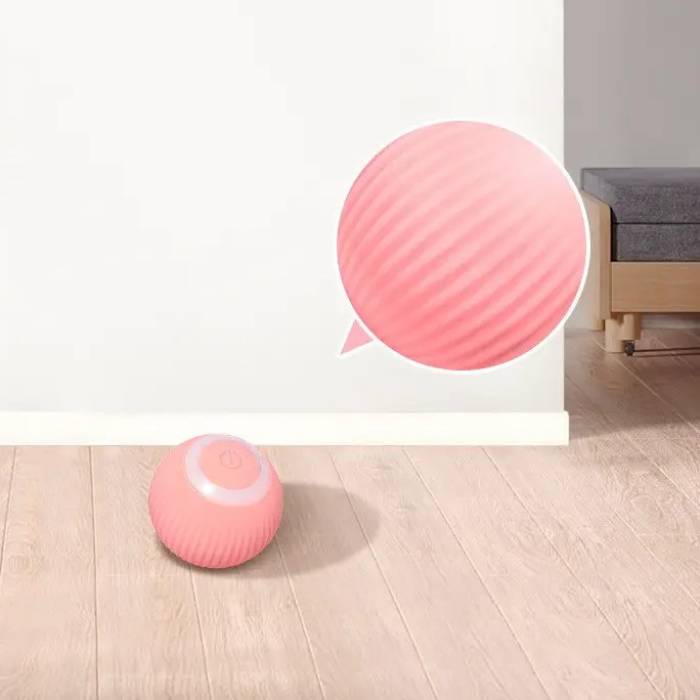 Інтерактивна Іграшка для Котів та Собак Pet Gravity Рожевий Смарт Іграшка М'яч для Тварин