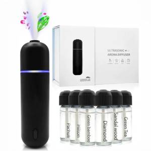 Ароматизатор для авто Ultrasonic Car Aroma Diffuser многоразовый с 6 ароматами