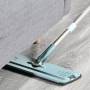 Швабра ледащо з двосекційним відром на 10 л з автоматичним віджимом Scratch Cleaning Mop Бірюзовий
