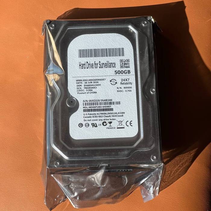 Жорсткий диск для комп'ютера на 500Gb Hard Disc 5400rpm 64MB 3.5 SATAIII