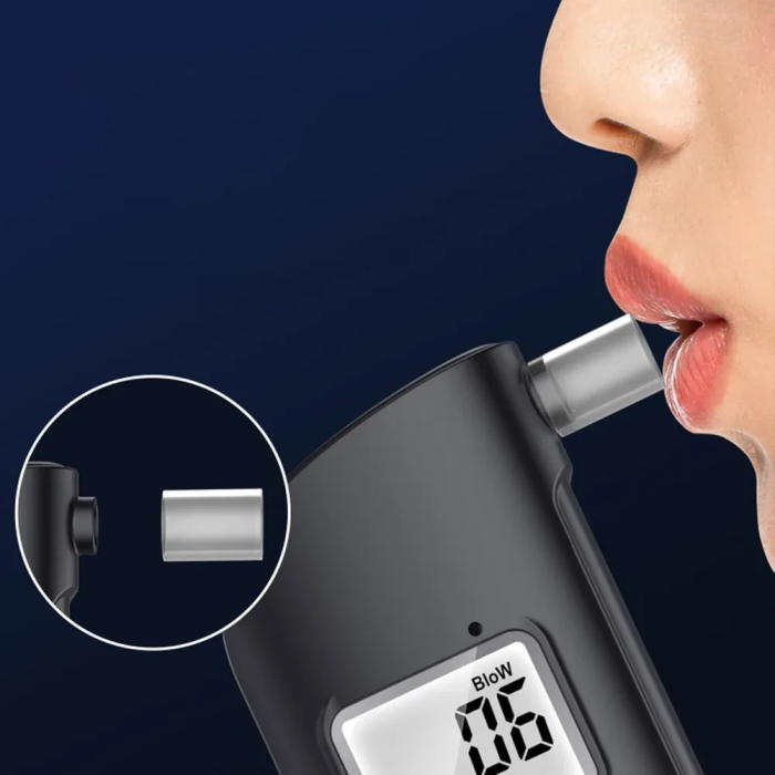 Алкотестер портативный с дисплеем на батарейках Alcohol tester AND HA-170