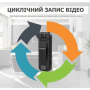 Нагрудний відеореєстратор з поворотним об'єктивом та нічною зйомкою  BODYCAM L7 WIFI Бездротова боді-камера