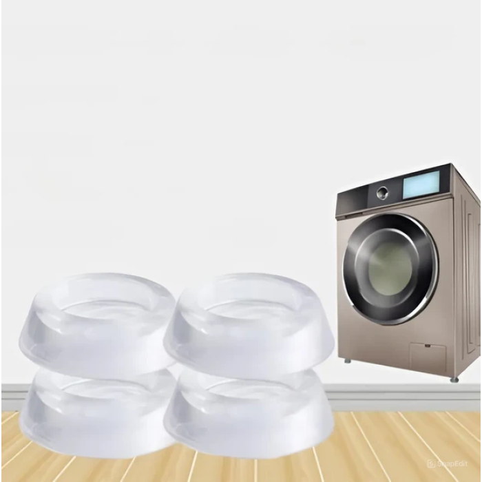 Антивібраційні підставки для пральної машини 4 шт Refrigerator floor mat AND815 Прозорі