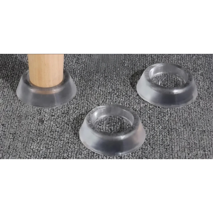 Антивібраційні підставки для пральної машини 4 шт Refrigerator floor mat AND815 Прозорі