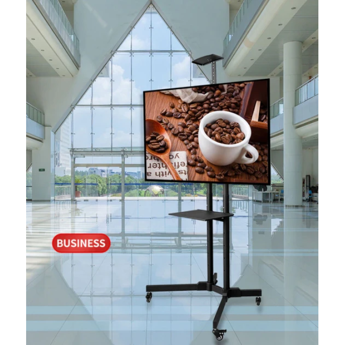 Пересувна стійка для телевізора 32-70 дюймів TV Cart 1500 Підлогова стійка для телевізора на коліщатках