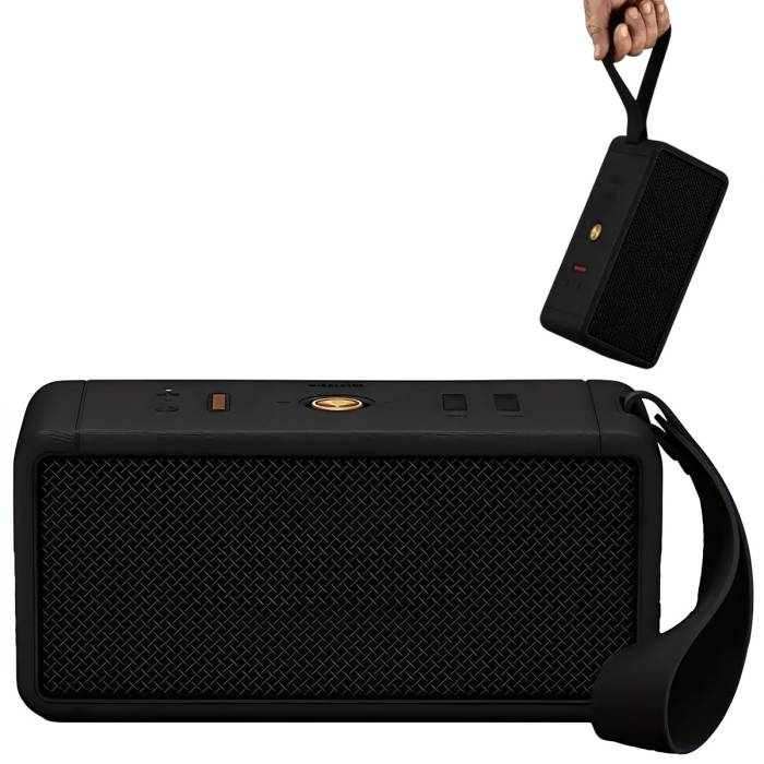 Беспроводная влагостойкая Bluetooth колонка Middleton Портативная Bluetooth колонка Черная