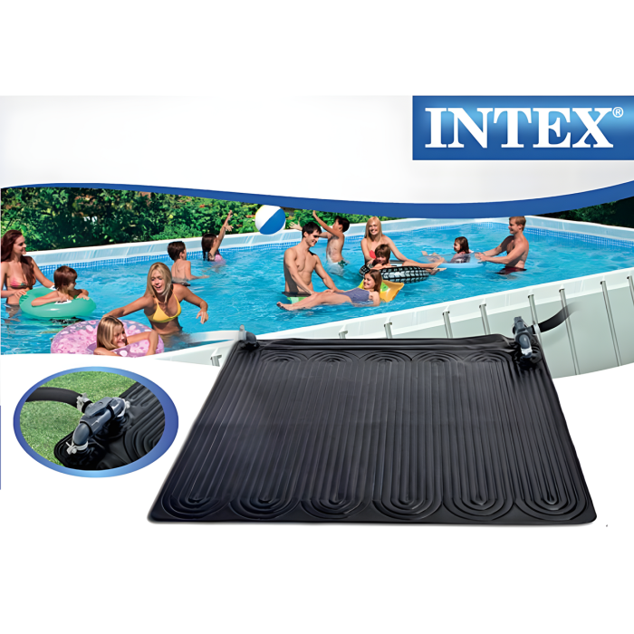 Килимок для нагрівання води від сонячної енергії Intex 28685 120х120 см Чорний